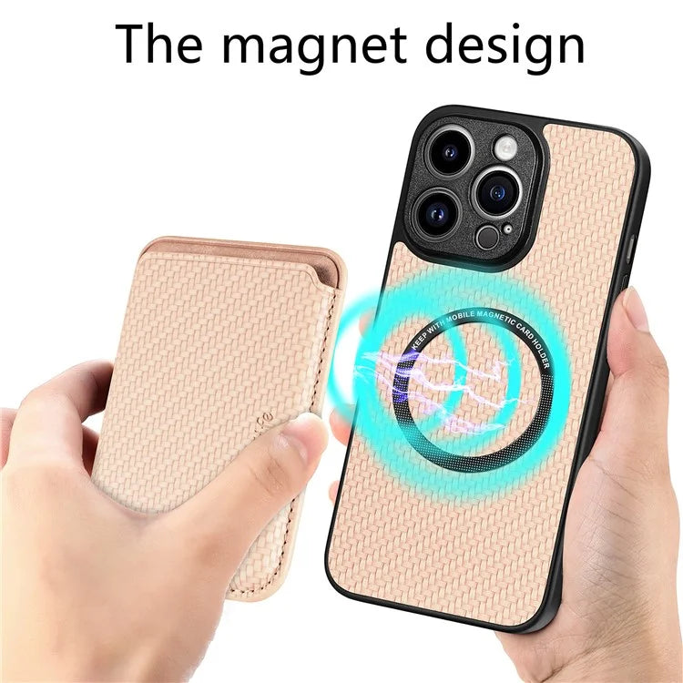 For iPhone 13 Pro Max 6.7 inch Case Detachable 2-in-1 Card Slot PU+TPU Phone Cover