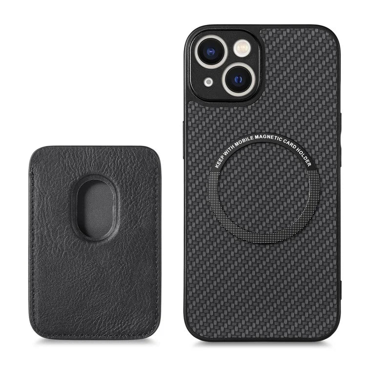 M2 For iPhone 13 Case 2-in-1 Magnetic Detachable Leather Cover with Card Holder