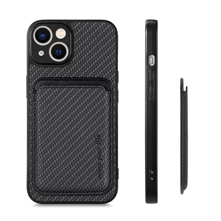 M2 For iPhone 13 Case 2-in-1 Magnetic Detachable Leather Cover with Card Holder