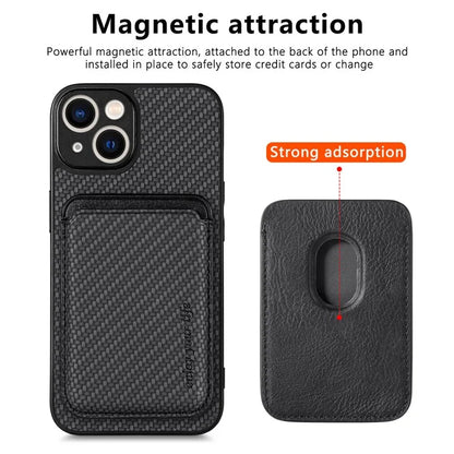 M2 For iPhone 13 Case 2-in-1 Magnetic Detachable Leather Cover with Card Holder