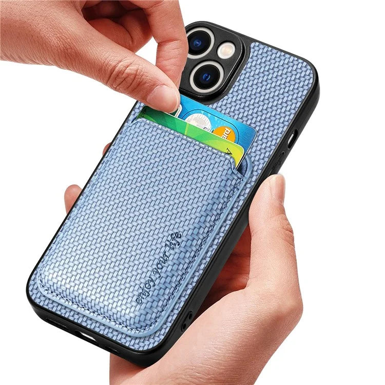 M2 For iPhone 13 Case 2-in-1 Magnetic Detachable Leather Cover with Card Holder