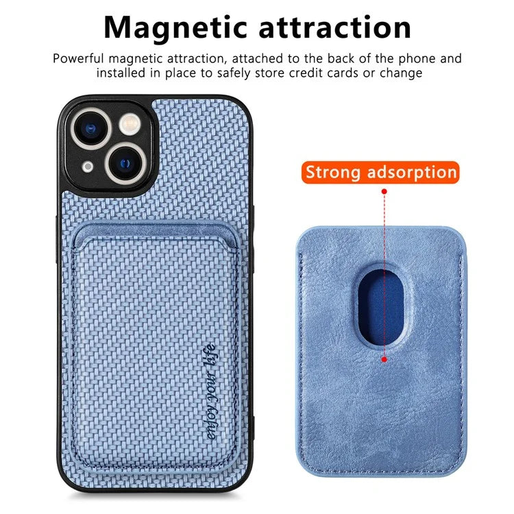 M2 For iPhone 13 Case 2-in-1 Magnetic Detachable Leather Cover with Card Holder