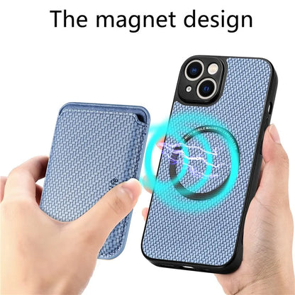 M2 For iPhone 13 Case 2-in-1 Magnetic Detachable Leather Cover with Card Holder