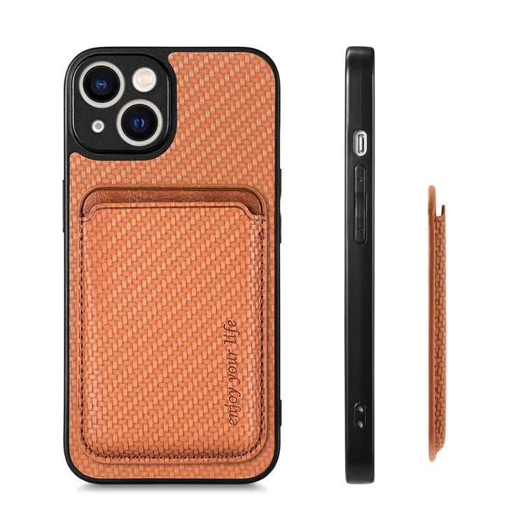 M2 For iPhone 13 Case 2-in-1 Magnetic Detachable Leather Cover with Card Holder