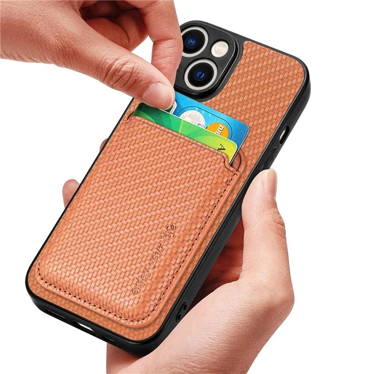 M2 For iPhone 13 Case 2-in-1 Magnetic Detachable Leather Cover with Card Holder