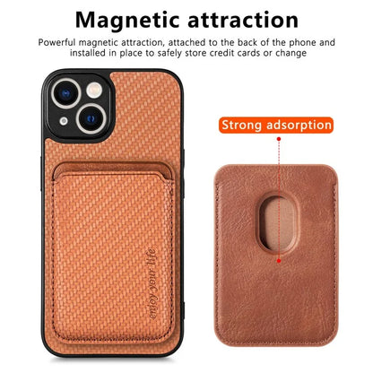 M2 For iPhone 13 Case 2-in-1 Magnetic Detachable Leather Cover with Card Holder