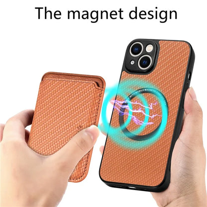 M2 For iPhone 13 Case 2-in-1 Magnetic Detachable Leather Cover with Card Holder
