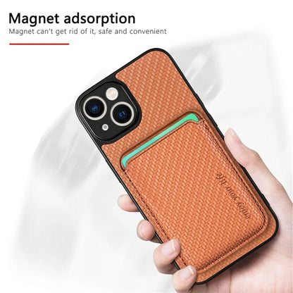 M2 For iPhone 13 Case 2-in-1 Magnetic Detachable Leather Cover with Card Holder