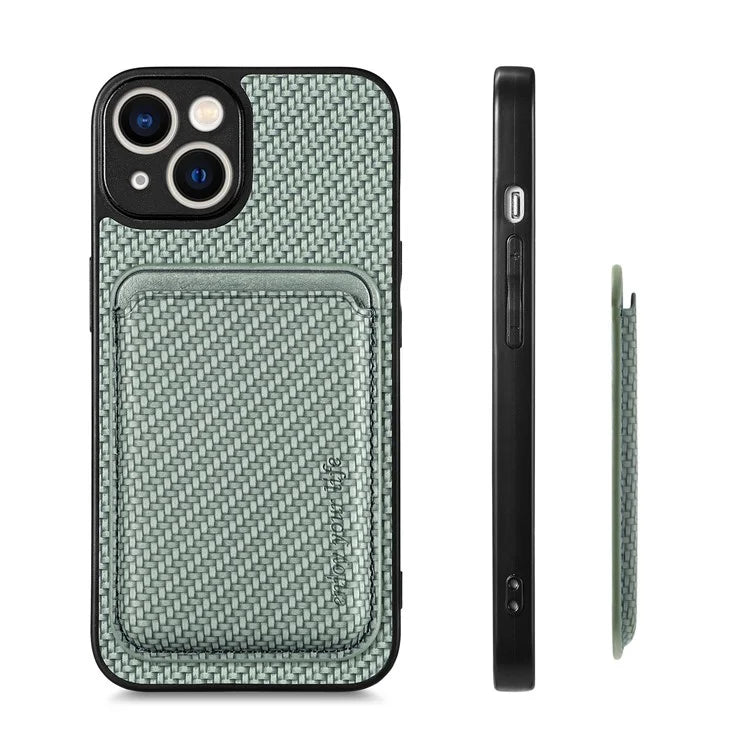 M2 For iPhone 13 Case 2-in-1 Magnetic Detachable Leather Cover with Card Holder