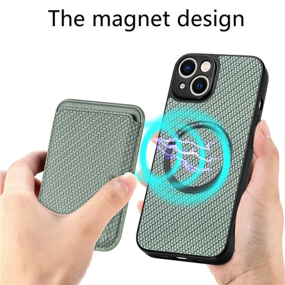 M2 For iPhone 13 Case 2-in-1 Magnetic Detachable Leather Cover with Card Holder