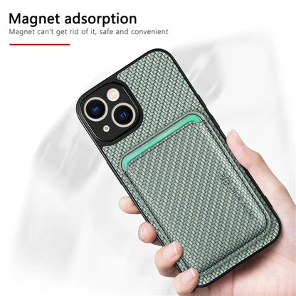 M2 For iPhone 13 Case 2-in-1 Magnetic Detachable Leather Cover with Card Holder