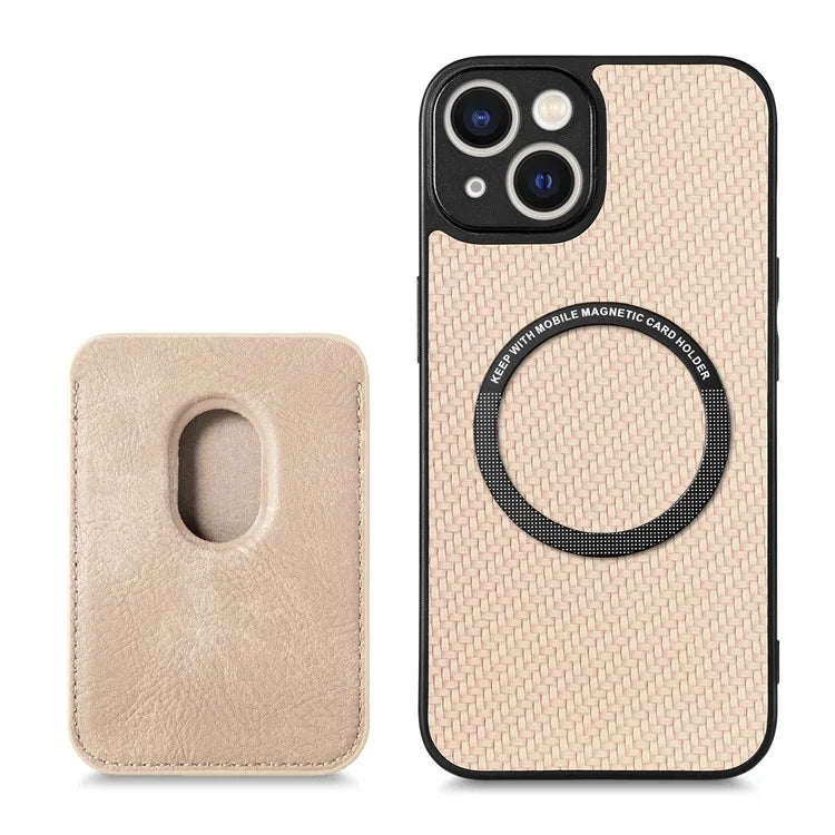 M2 For iPhone 13 Case 2-in-1 Magnetic Detachable Leather Cover with Card Holder
