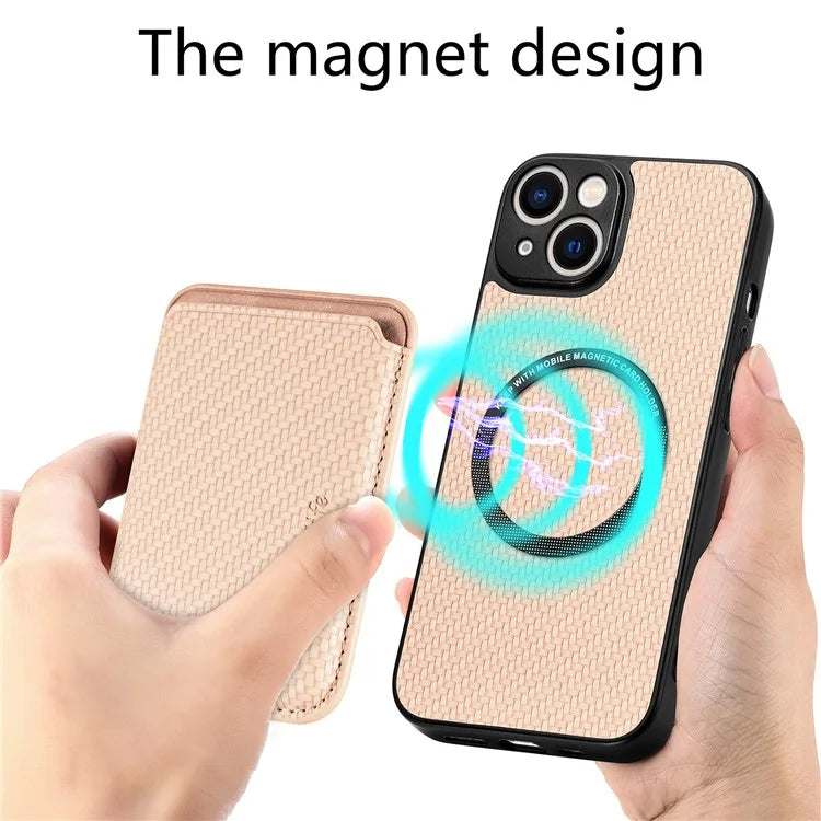 M2 For iPhone 13 Case 2-in-1 Magnetic Detachable Leather Cover with Card Holder