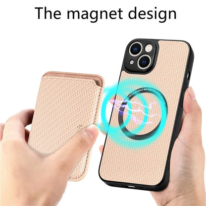 M2 For iPhone 13 Case 2-in-1 Magnetic Detachable Leather Cover with Card Holder