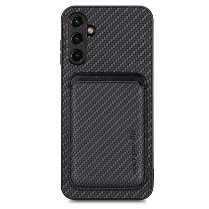 For Samsung Galaxy A24 4G (162.1 x 77.6 x 8.3mm) Case PU+TPU Phone Cover Carbon Fiber Texture