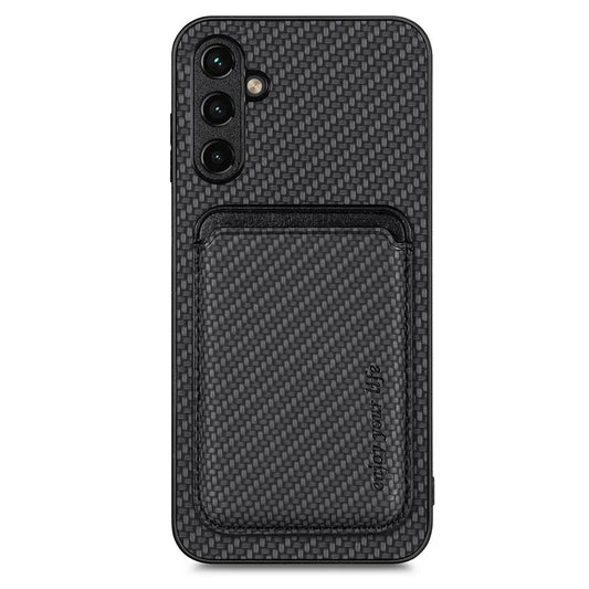 For Samsung Galaxy A24 4G (162.1 x 77.6 x 8.3mm) Case PU+TPU Phone Cover Carbon Fiber Texture