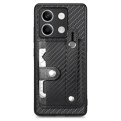 C1-01 For Xiaomi Redmi Note 13 5G Case PC+TPU+Leather Phone Cover Wristband Ring Design