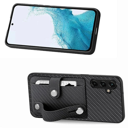 C1-01 For Samsung Galaxy A24 4G (162.1 x 77.6 x 8.3mm) Case Card Slot Kickstand Phone Cover