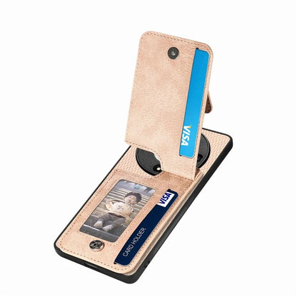 C1-03 For Honor X40 5G / X9a 5G / Magic5 Lite 5G Case Zipper Pocket Carbon Fiber Back Phone Cover