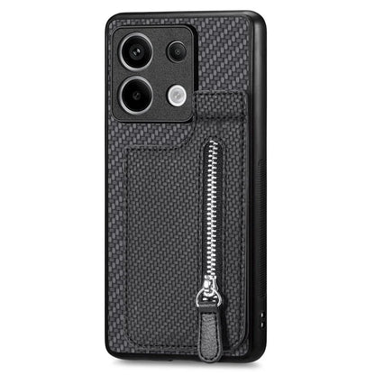 C1-03 For Xiaomi Redmi Note 13 Pro 5G / Poco X6 5G Case Vertical Kickstand Carbon Fiber Phone Shell