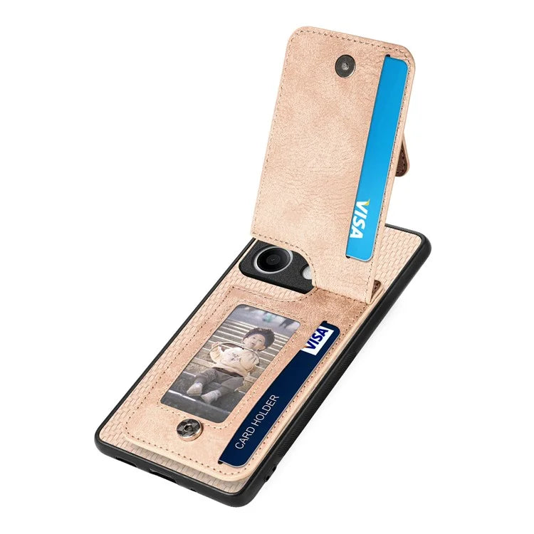 C1-03 For Xiaomi Redmi Note 13 Pro 5G / Poco X6 5G Case Vertical Kickstand Carbon Fiber Phone Shell