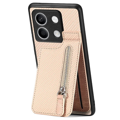 C1-03 For Xiaomi Redmi Note 13 4G Case Carbon Fiber Leather+TPU+PC Phone Cover