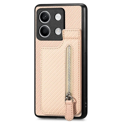 C1-03 For Xiaomi Redmi Note 13 4G Case Carbon Fiber Leather+TPU+PC Phone Cover