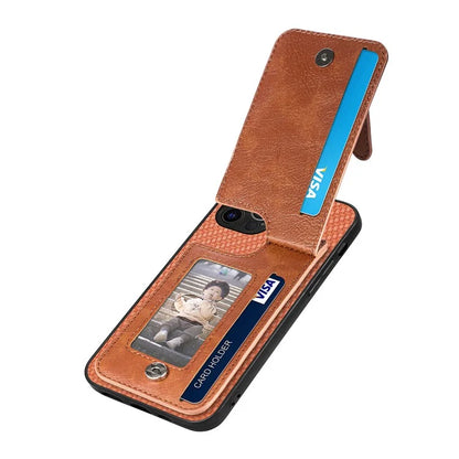 C1-03 For iPhone 12 Pro 6.1 inch Case Carbon Fiber Phone Shell Support Magnetic Car Mount Holder