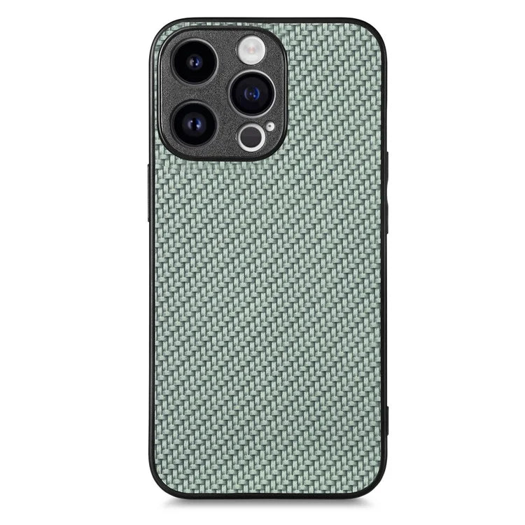 C1 for iPhone 13 Pro Max Case PU Leather Coated PC+TPU Anti-slip Phone Cover