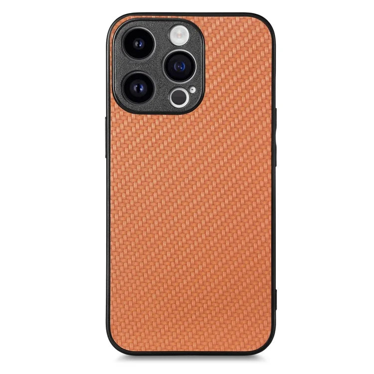 C1 for iPhone 13 Pro Max Case PU Leather Coated PC+TPU Anti-slip Phone Cover