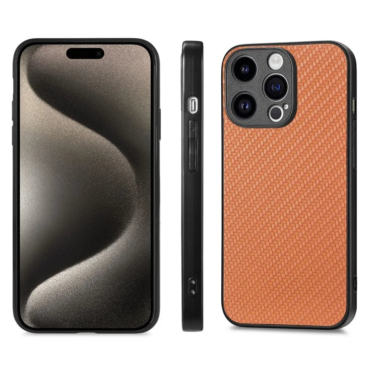 C1 for iPhone 13 Pro Max Case PU Leather Coated PC+TPU Anti-slip Phone Cover