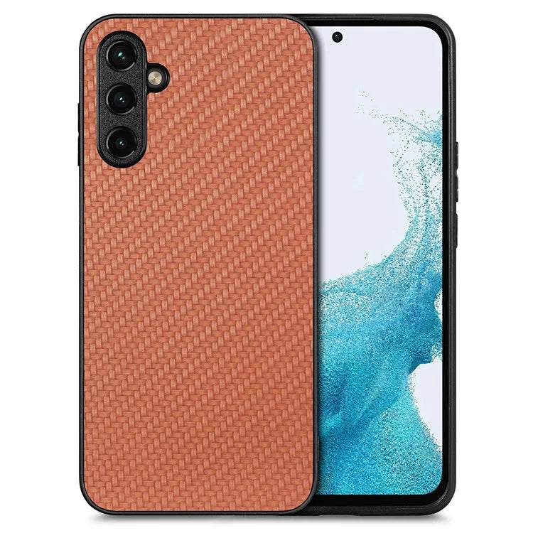 C1 for Samsung Galaxy A05s 4G Case PU Leather Coated PC+TPU Hybrid Phone Cover