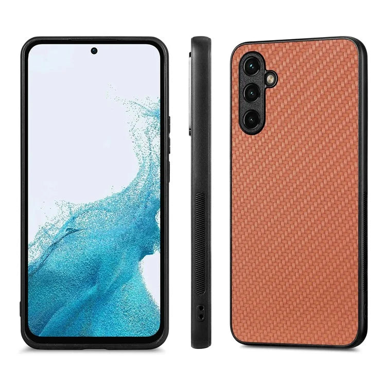 C1 for Samsung Galaxy A05s 4G Case PU Leather Coated PC+TPU Hybrid Phone Cover