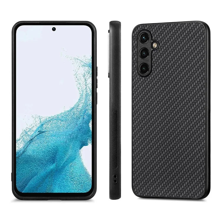 C1 for Samsung Galaxy A25 5G (Global) (161.0 x 76.5 x 8.3mm) Case Lens Protection PU Leather Back Cover