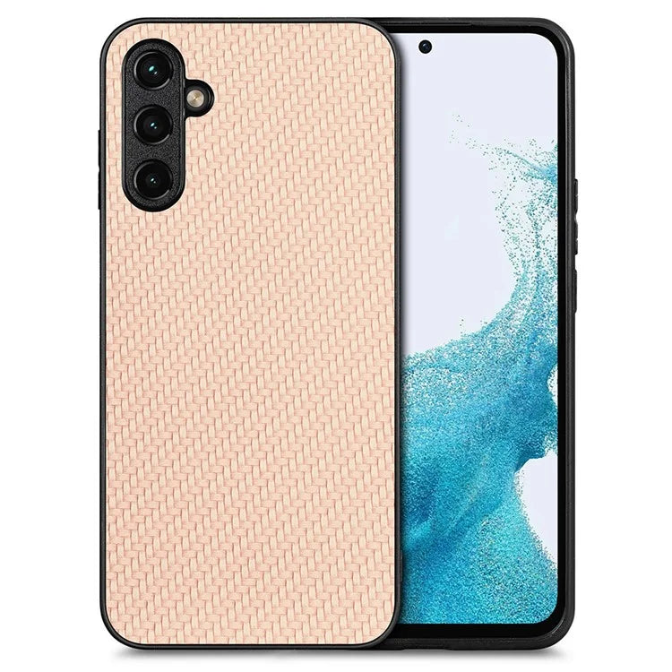 C1 for Samsung Galaxy A25 5G (Global) (161.0 x 76.5 x 8.3mm) Case Lens Protection PU Leather Back Cover