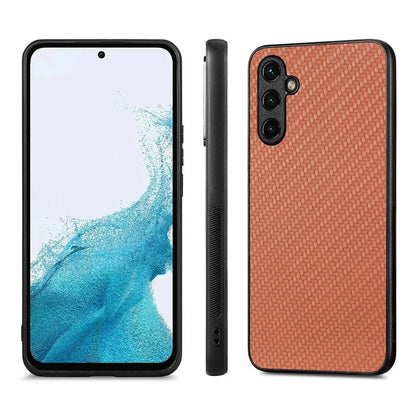 C1 for Samsung Galaxy A25 5G (Global) (161.0 x 76.5 x 8.3mm) Case Lens Protection PU Leather Back Cover