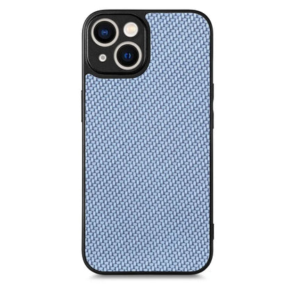 C1 for iPhone 13 Case Carbon Fiber Texture PU+PC+TPU Phone Cover