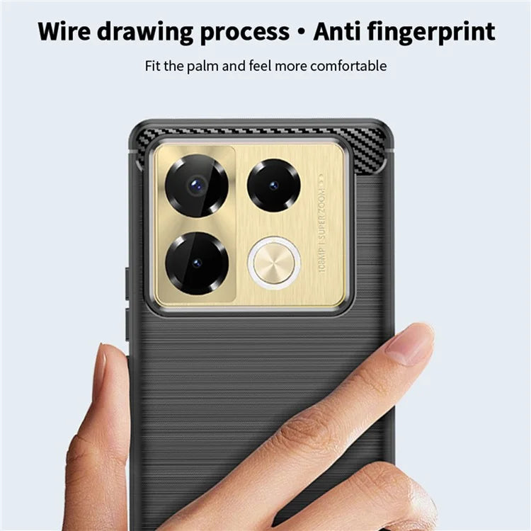 MOFI JK TPU Series-1 Phone Stand Case for Infinix Note 40 Pro+ Shockproof Shell TPU Phone Cover