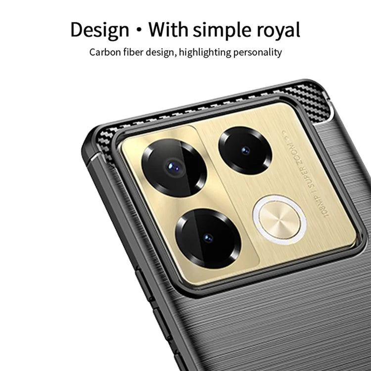MOFI JK TPU Series-1 Phone Stand Case for Infinix Note 40 Pro+ Shockproof Shell TPU Phone Cover