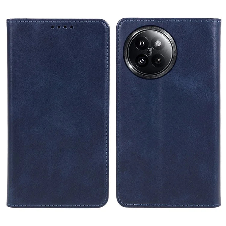 For Xiaomi Civi 4 Pro 5G / 14 Civi 5G Case Calf Texture PU Leather Magnetic Auto Closing Phone Cover
