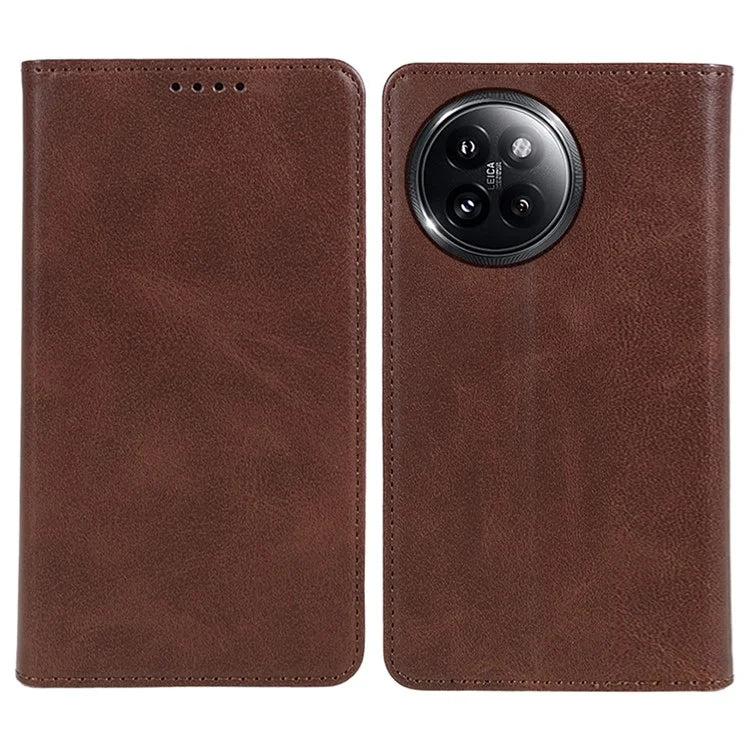 For Xiaomi Civi 4 Pro 5G / 14 Civi 5G Case Calf Texture PU Leather Magnetic Auto Closing Phone Cover