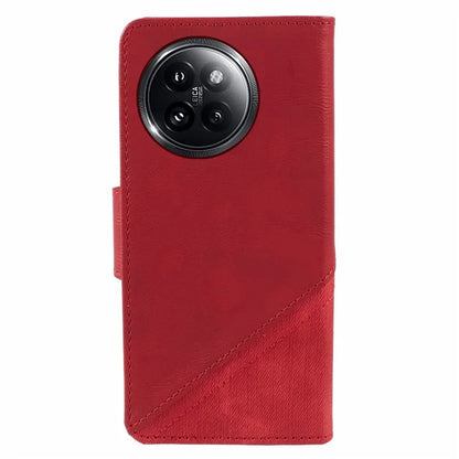 For Xiaomi Civi 4 Pro 5G / 14 Civi 5G Case Leather Phone Back Cover Crazy Horse Texture Splicing Design