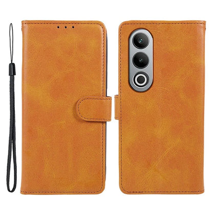 For OnePlus Nord CE4 5G Cover Calf Texture Cell Phone Case with Magnetic Clasp
