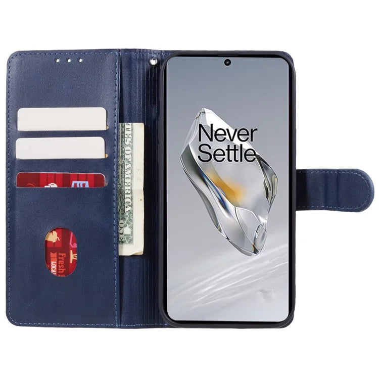 For OnePlus Nord CE4 5G Cover Calf Texture Cell Phone Case with Magnetic Clasp