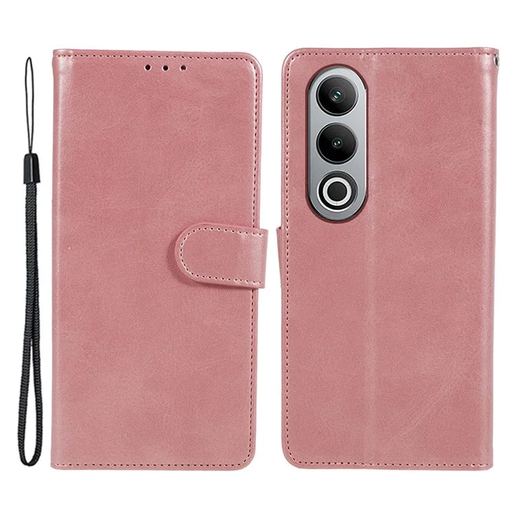 For OnePlus Nord CE4 5G Cover Calf Texture Cell Phone Case with Magnetic Clasp