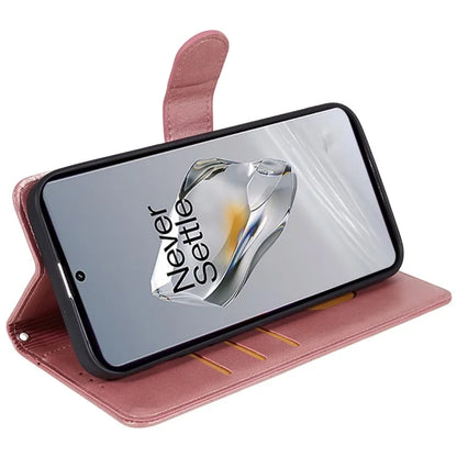 For OnePlus Nord CE4 5G Cover Calf Texture Cell Phone Case with Magnetic Clasp