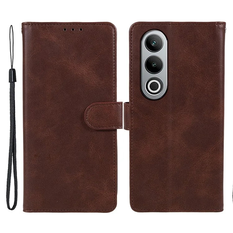 For OnePlus Nord CE4 5G Cover Calf Texture Cell Phone Case with Magnetic Clasp