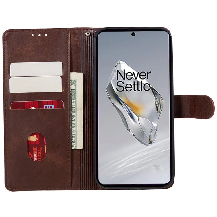 For OnePlus Nord CE4 5G Cover Calf Texture Cell Phone Case with Magnetic Clasp