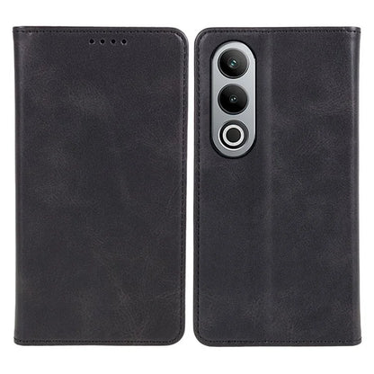 For OnePlus Nord CE4 5G Case PU Leather Wallet Cover Calf Texture Phone Shell with Magnetic Clasp