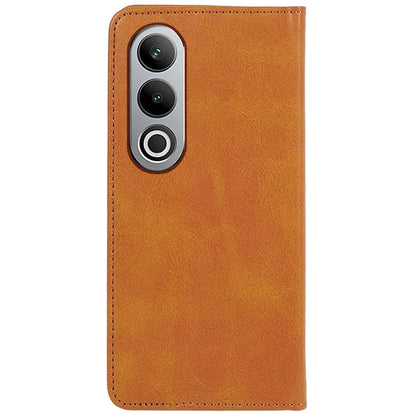 For OnePlus Nord CE4 5G Case PU Leather Wallet Cover Calf Texture Phone Shell with Magnetic Clasp